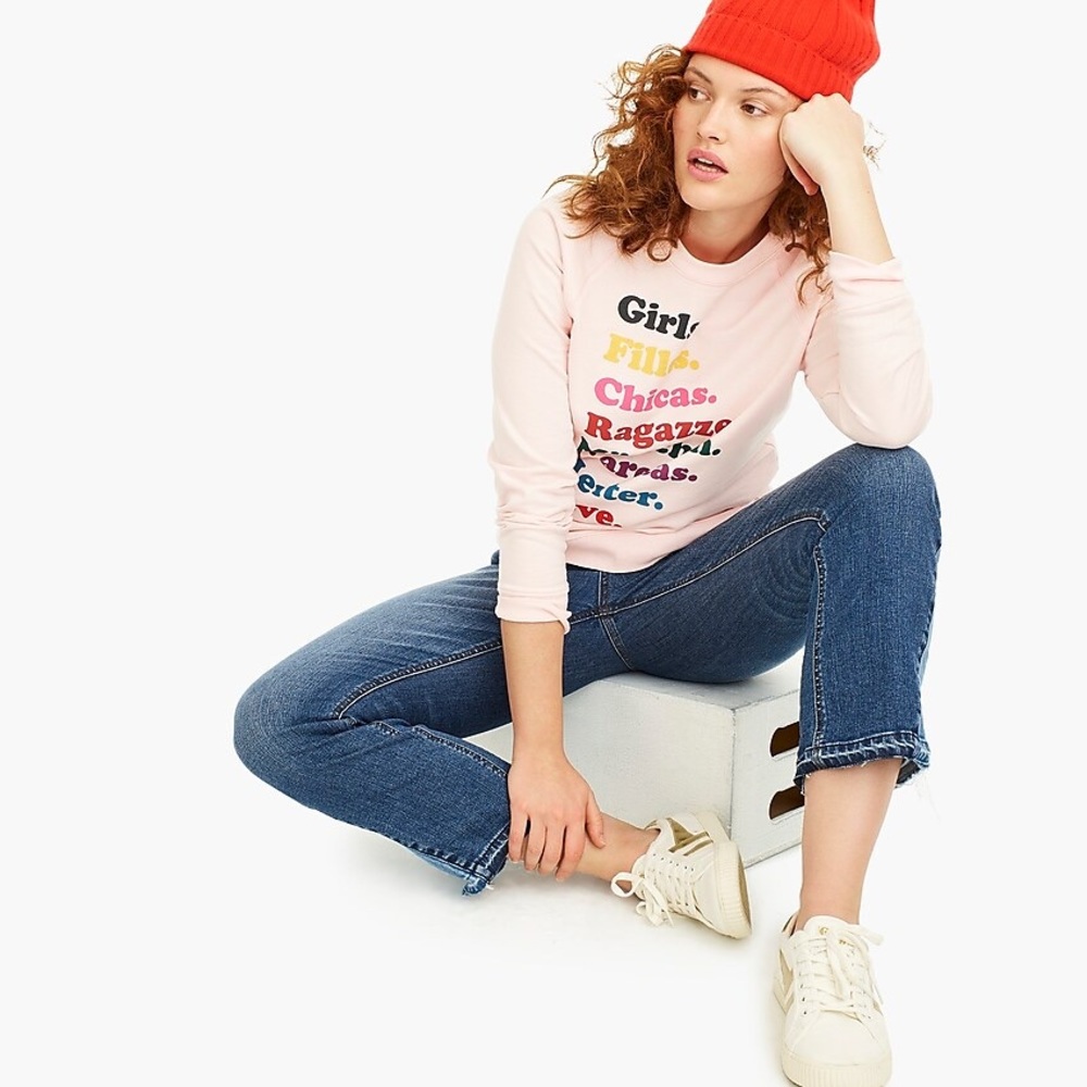 J.Crew x Girls Inc sweatshirt